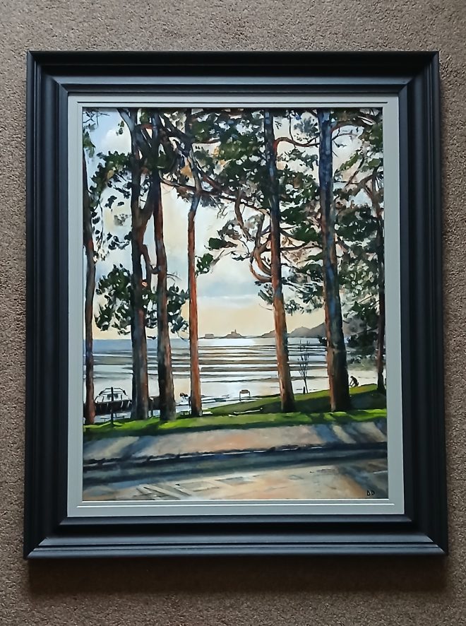 dai david art Mumbles, Gower painting