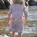 Dai David Art childhood beach painting