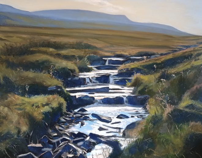 Dai David Art Brecon Beacons painting