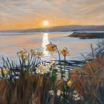 Dai David Art beach painting Newquay
