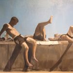 Dai David Art beach paintings male figurative