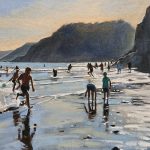 Dai David Art gower painting - Caswell