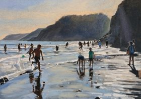 Dai David Art gower painting - Caswell